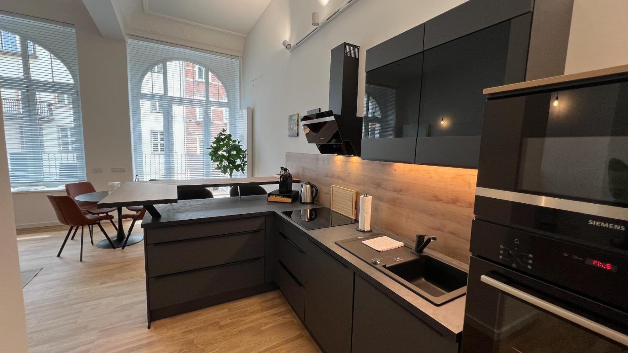 Neu! City-Loft-Apartment Im Goethe Palais I 5P I Lift I Parkplatz I Zentrum I Helios 아우에 외부 사진
